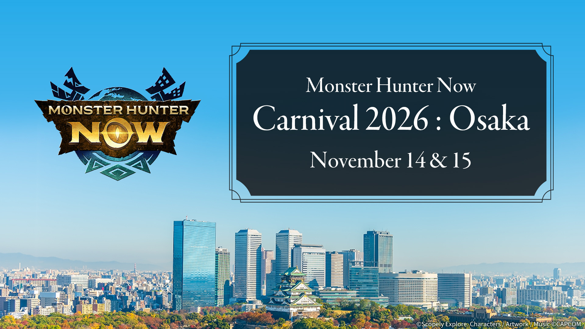 Monster Hunter Now Carnival 2026 is coming to Osaka